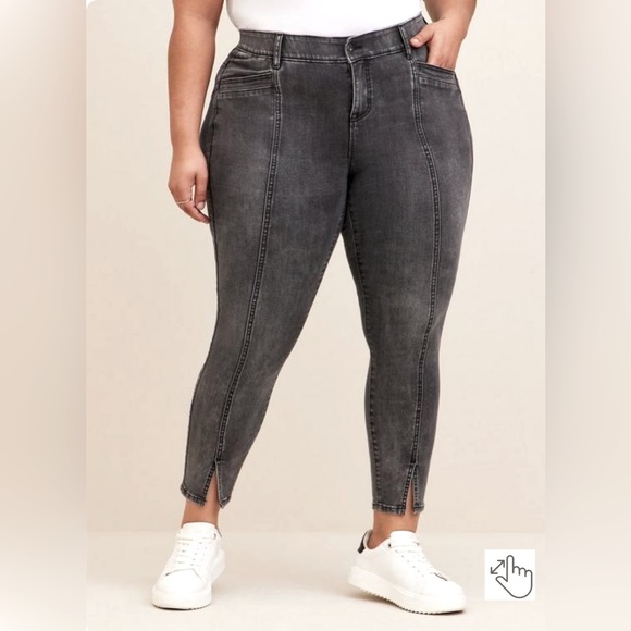 Gray Ankle Skinny Jeans 🥵😮‍💨 - Picture 1 of 6
